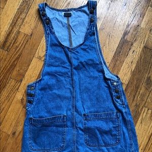 Vintage 90s Denim Jumper Dress